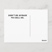 Immobilier immobilier Octobre Halloween Cartes pos (Dos)