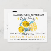 immobilier LEMON références Faire-part Carte posta (Devant / Derrière)