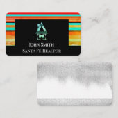 Immobilier, Maisons, Père Noël Fe, Cartes de visit (Devant / Derrière)