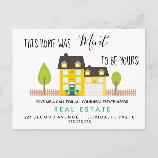 immobilier ments maison référentiels faire-part (Devant)