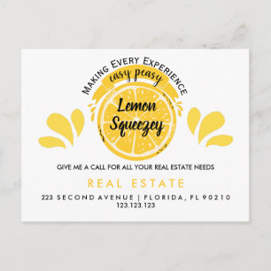 Immobilier Open House Lemon Pop par carte postale