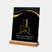 Immobilier personnalisé de luxe Black & Gold (Angle)