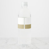 Immobilier Promotionnel Étiquette de bouteille d'e (Dos)