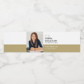 Immobilier Promotionnel Étiquette de bouteille d'e (Étiquettes simples)