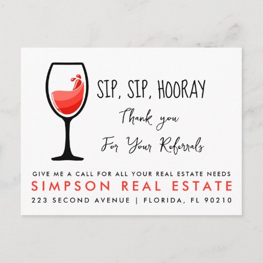 immobilier sip sip hooray référentiels Faire-part (Devant)