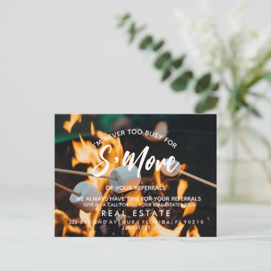 immobilier S'MOREreferrals Faire-part (Debout devant)