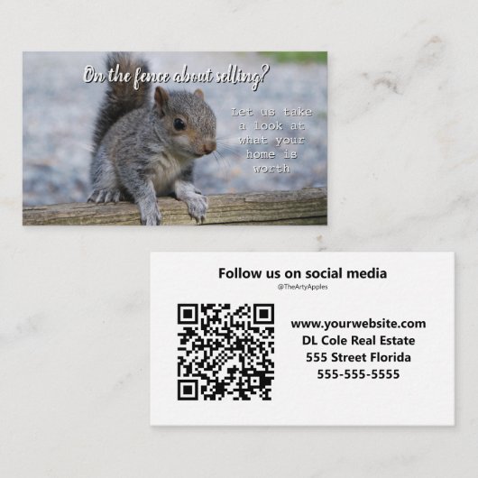 Immobilier sur la clôture d'évaluation de la carte (Devant / Derrière)