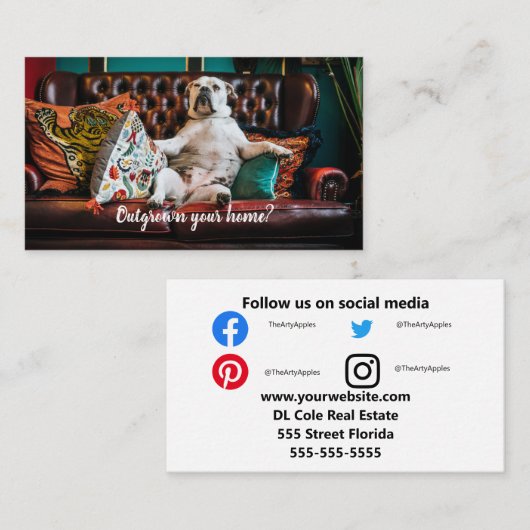 Immobilier sur l'évaluation de la carte de référen (Devant / Derrière)