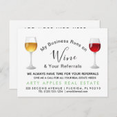 immobilier vin références Faire-part (Devant / Derrière)