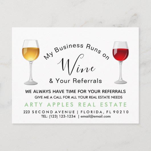 immobilier vin références Faire-part (Devant)