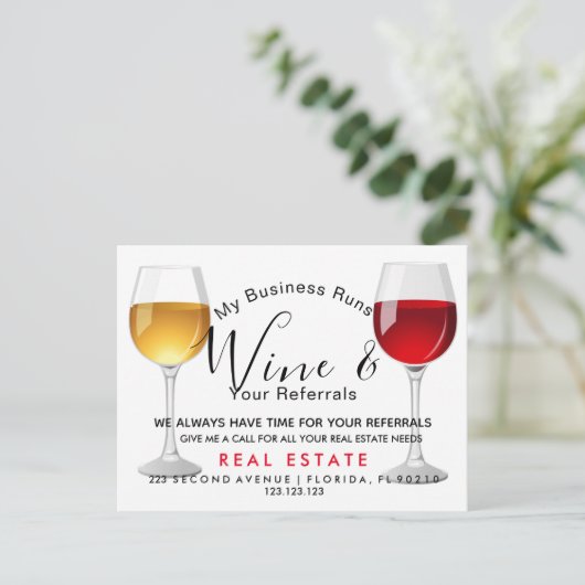 immobilier vin références Faire-part (Debout devant)