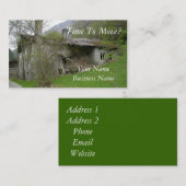 Immobiliers ou carte de visite mobile (Devant / Derrière)