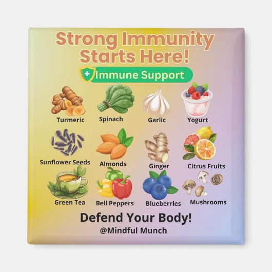 🛡️Immune Boosting Fridge Magnet (Devant)