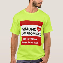 Immunogecompromitteerd - Rood en wit overhemd acht