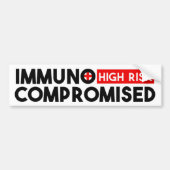 Immunogecompromitteerde Sticker voor hoogrisicomob (Voorkant)