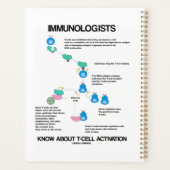 Immunologen weten over T-cel activering Planner (Achterkant)