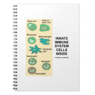 Immuunsysteemcellen binnendringen in immunologie notitieboek