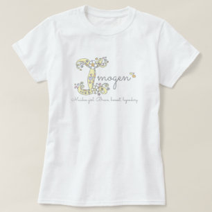 Imogen meisjes Ik noem monogram t-shirt