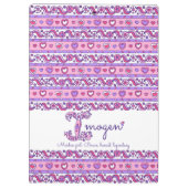 Imogen naam betekent harten letter I klembord (Achterkant)