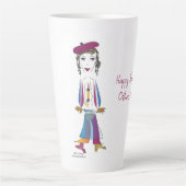 'Imogene' - Happy Souls Latte Mug (Devant)