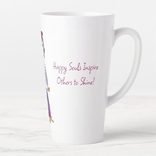 'Imogene' - Happy Souls Latte Mug (Droite)