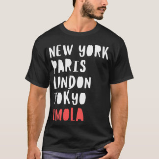 Imola City Lover Italië Reiziger Feestdagen Souven T-shirt