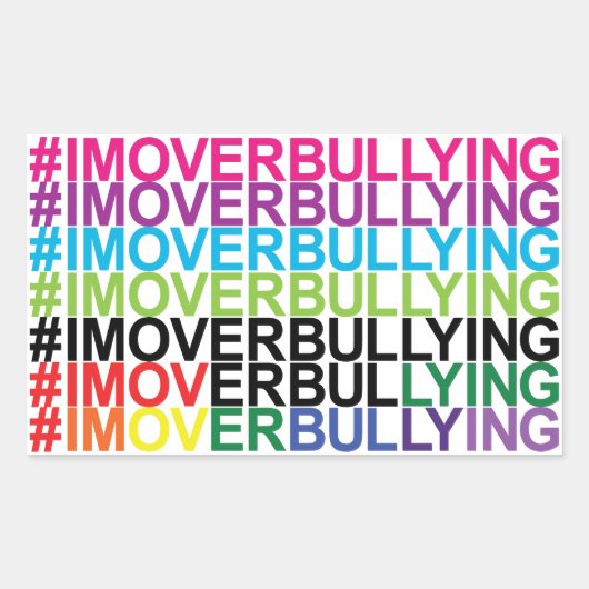 #IMOVERBULLYING Stickers van #Proud2BNaturalMe (Voorkant)