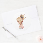 Impact de Genshin : Sticker Yoimiya (fanart) (Enveloppe)