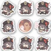 Impact de Genshin : Stickers Hu Tao (Devant)