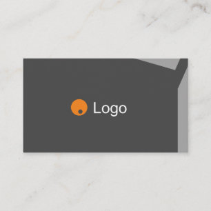 Impacty Grey Corporate Flat Shapes Visitekaartje