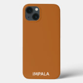 Impala brown kleurnaam Hoesje-Mate iPhone case (Achterkant)