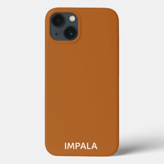 Impala brown kleurnaam Hoesje-Mate iPhone case (Achterkant)