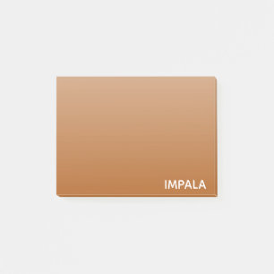 Impala bruine kleur naam post-it® notes
