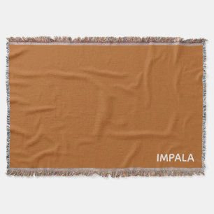 Impala bruine kleurnaam deken