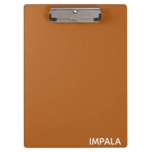 Impala bruine kleurnaam klembord