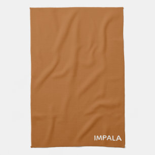 Impala bruine kleurnaam theedoek