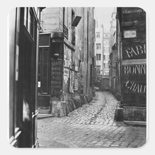 Impasse Bourdonnais Vierkante Sticker (Voorkant)