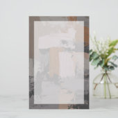 Impasto Abstract I Briefpapier (Staand voorkant)