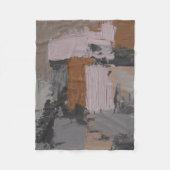 Impasto Abstract I Fleece Deken (Voorkant)