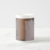 Impasto Abstract I Porselein Kop (Voorkant)