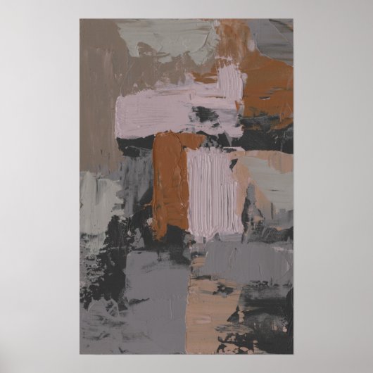 Impasto Abstract I Poster (Voorkant)