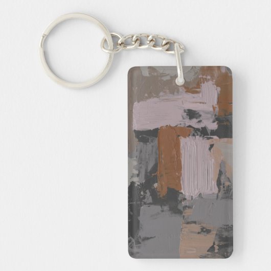 Impasto Abstract I Sleutelhanger (Voorkant)