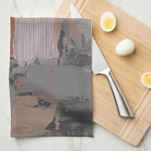 Impasto Abstract I Theedoek (Quarter Fold)