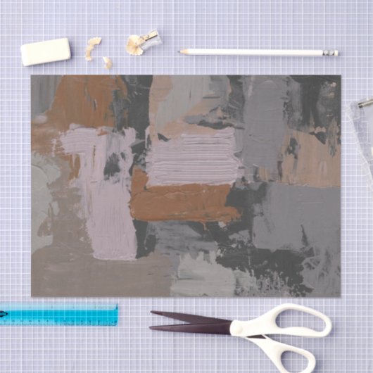 Impasto Abstract I Tissuepapier (Craft)