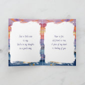 Impasto Dolphins & Ocean Waves | Thinking of You Kaart (Binnen)