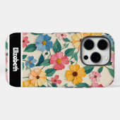 Impasto Flower Garden Hoesje (Achterkant (horizontaal))