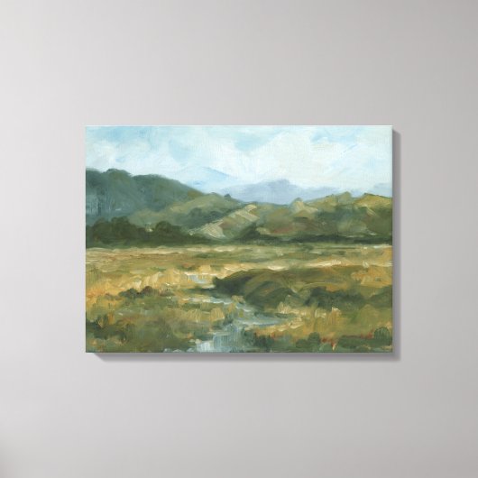 Impasto Landscape III Canvas Afdruk (Voorkant)