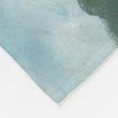 Impasto Landscape III Fleece Deken (Hoek)