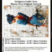 Impasto Oil Style,Dark Lady in Blue EL5L Decoupage Tissuepapier