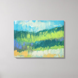 Impasto Veld II Canvas Afdruk